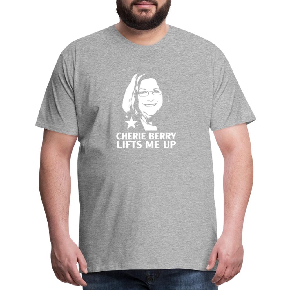 Cherie Berry Lifts Me Up - Men's Premium T-Shirt heather gray