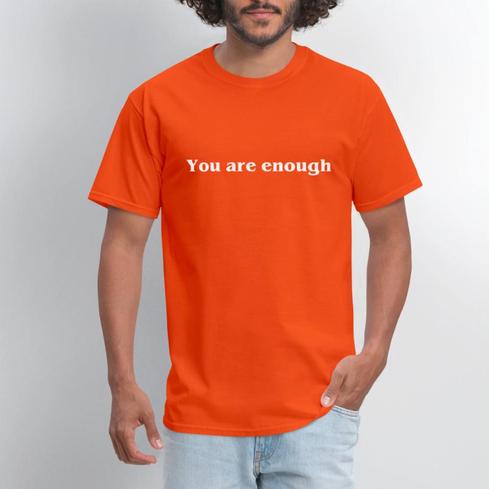 Dear person behind me hoodie - Men's T-Shirt orange