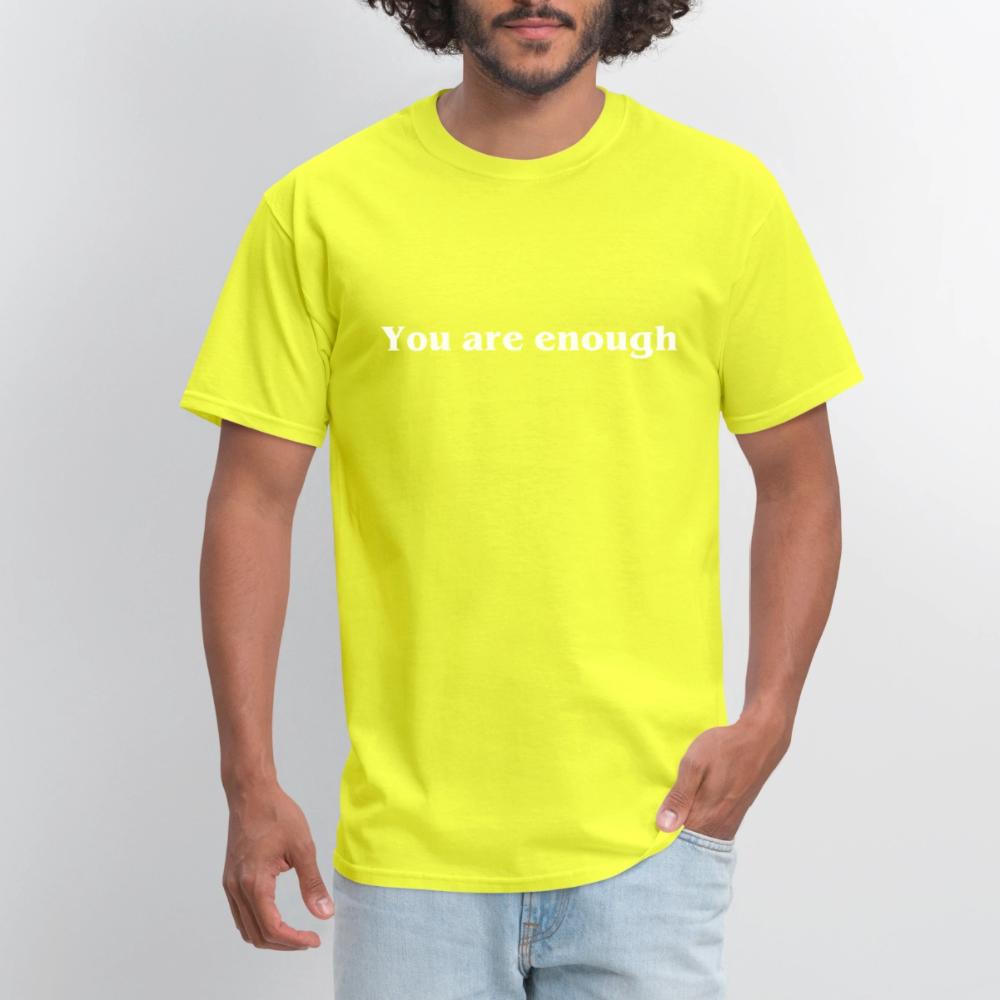 Dear person behind me hoodie - Men's T-Shirt safety green