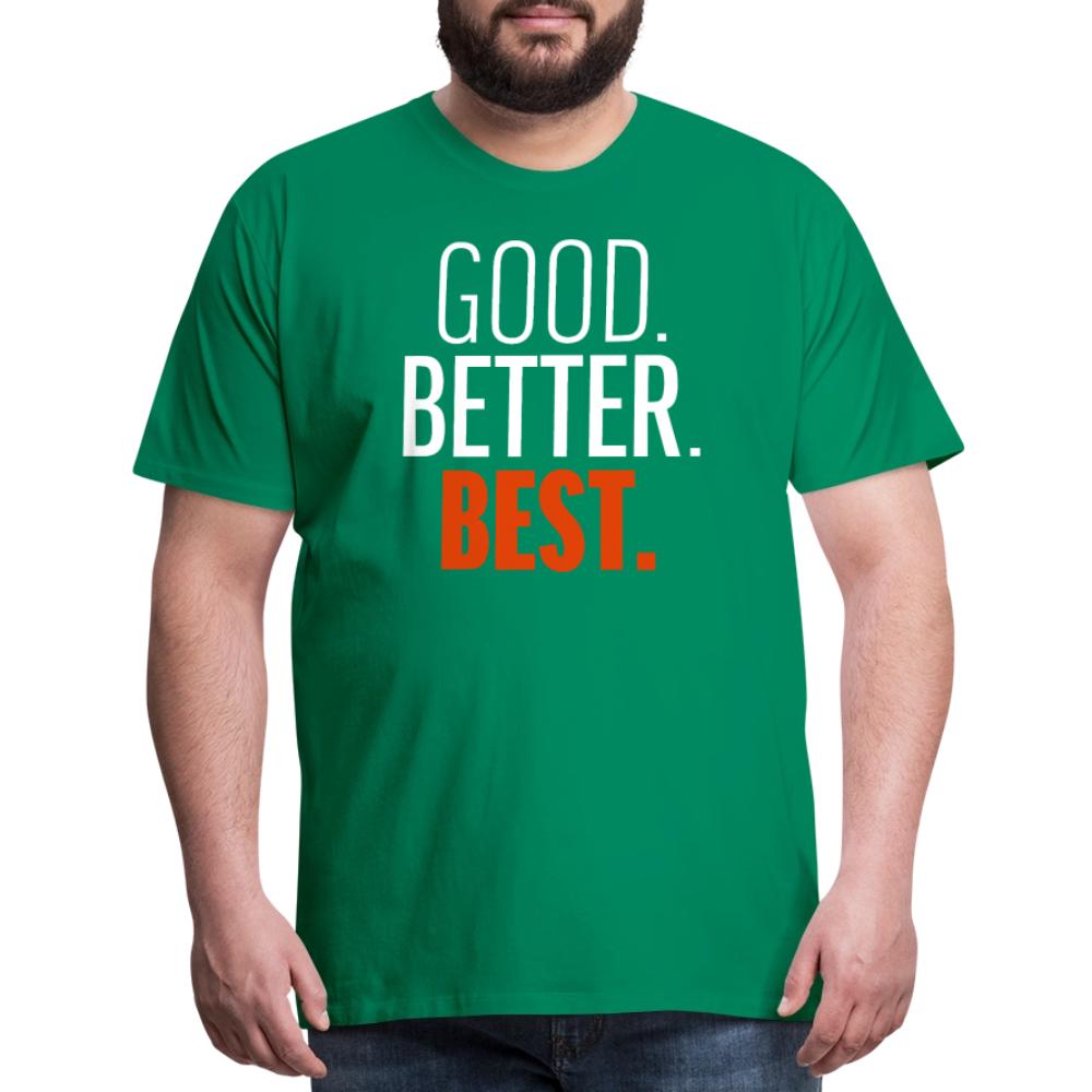Good Better Best Bears - Men's Premium T-Shirt kelly green