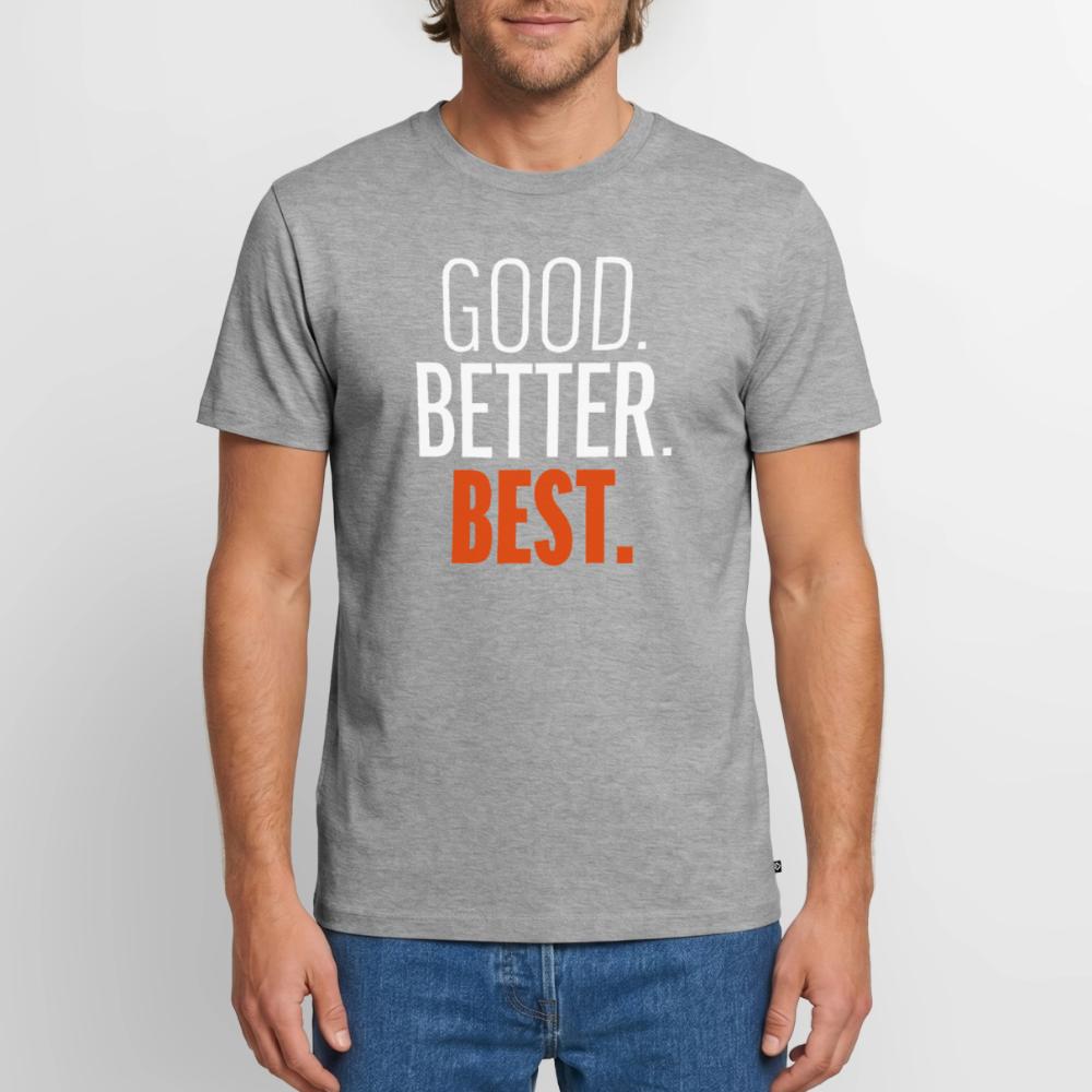 Good Better Best Bears - Men's Premium T-Shirt heather grey