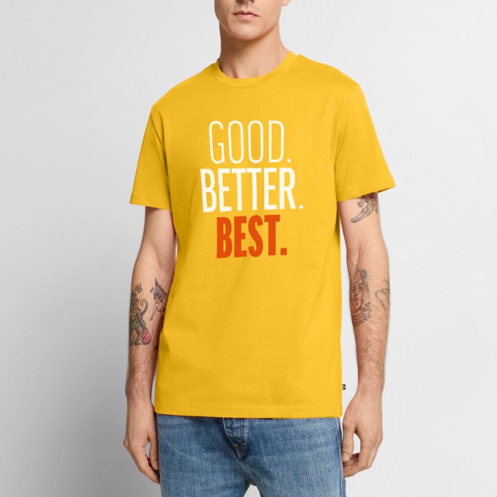 Good Better Best Bears - Men's Premium T-Shirt sun yellow