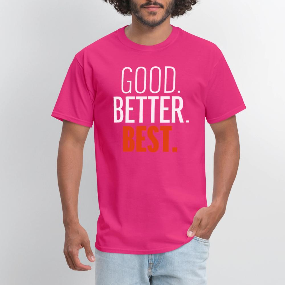 Good Better Best Bears - Men's T-Shirt fuchsia