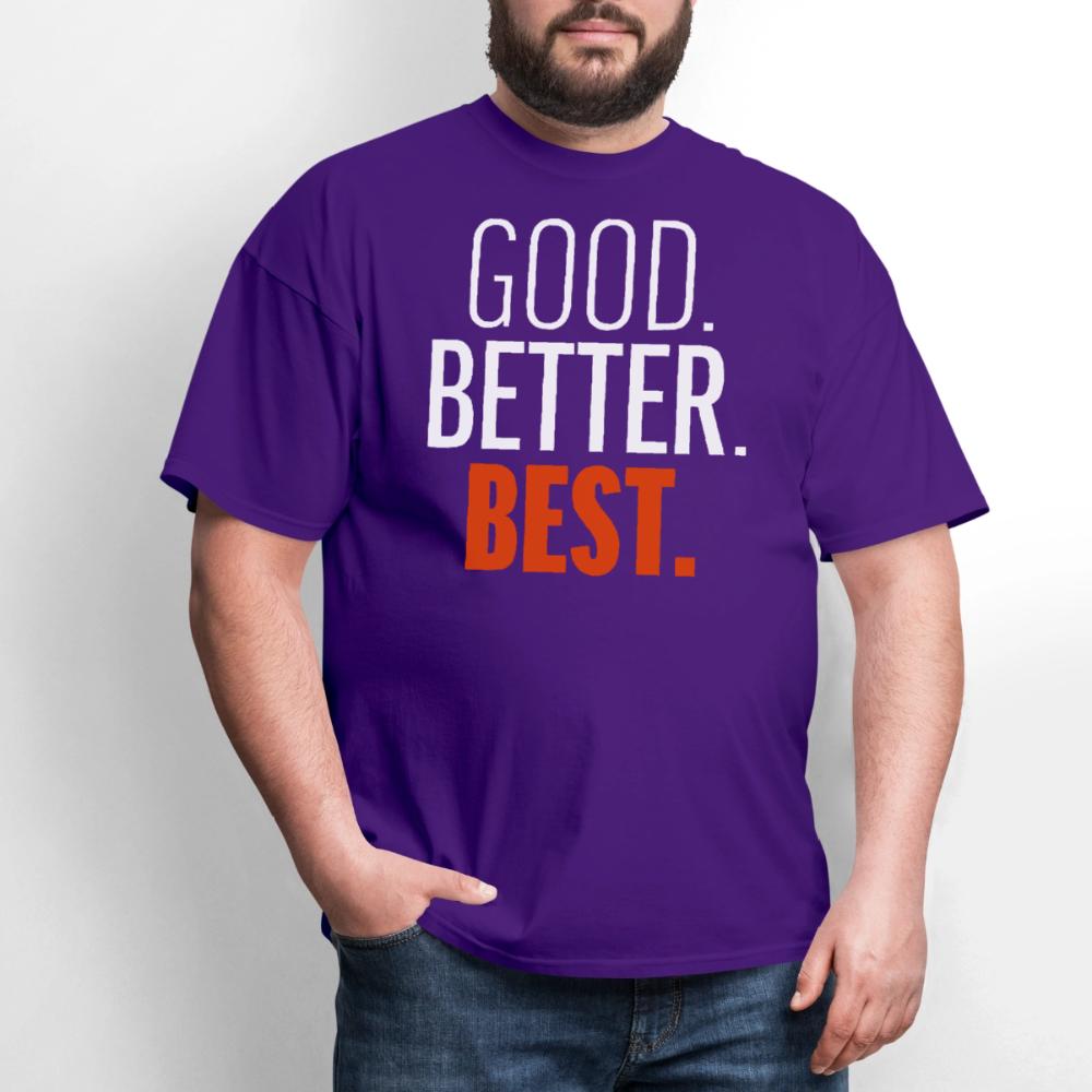 Good Better Best Bears - Men's T-Shirt purple