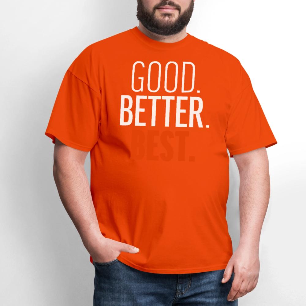 Good Better Best Bears - Men's T-Shirt orange