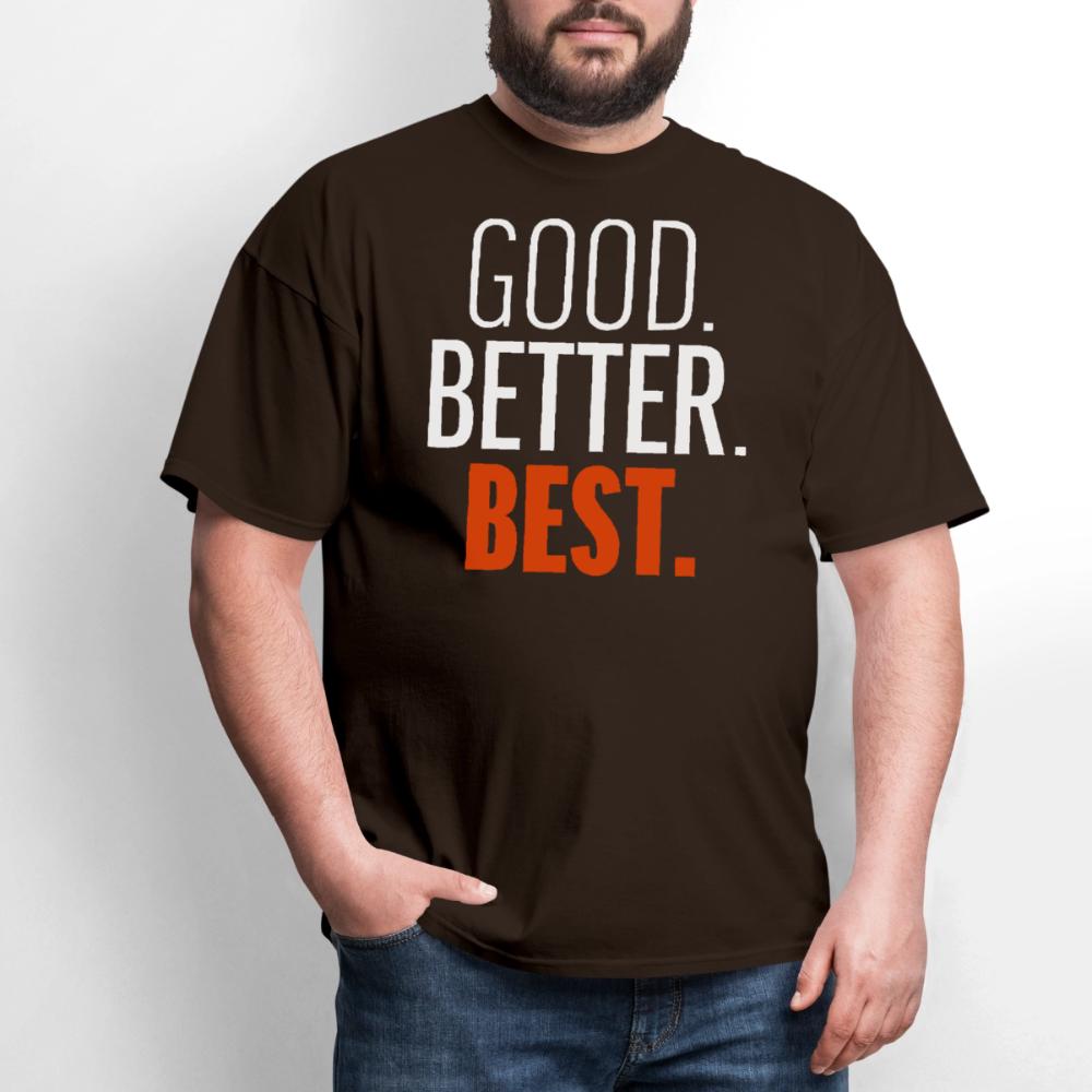 Good Better Best Bears - Men's T-Shirt brown