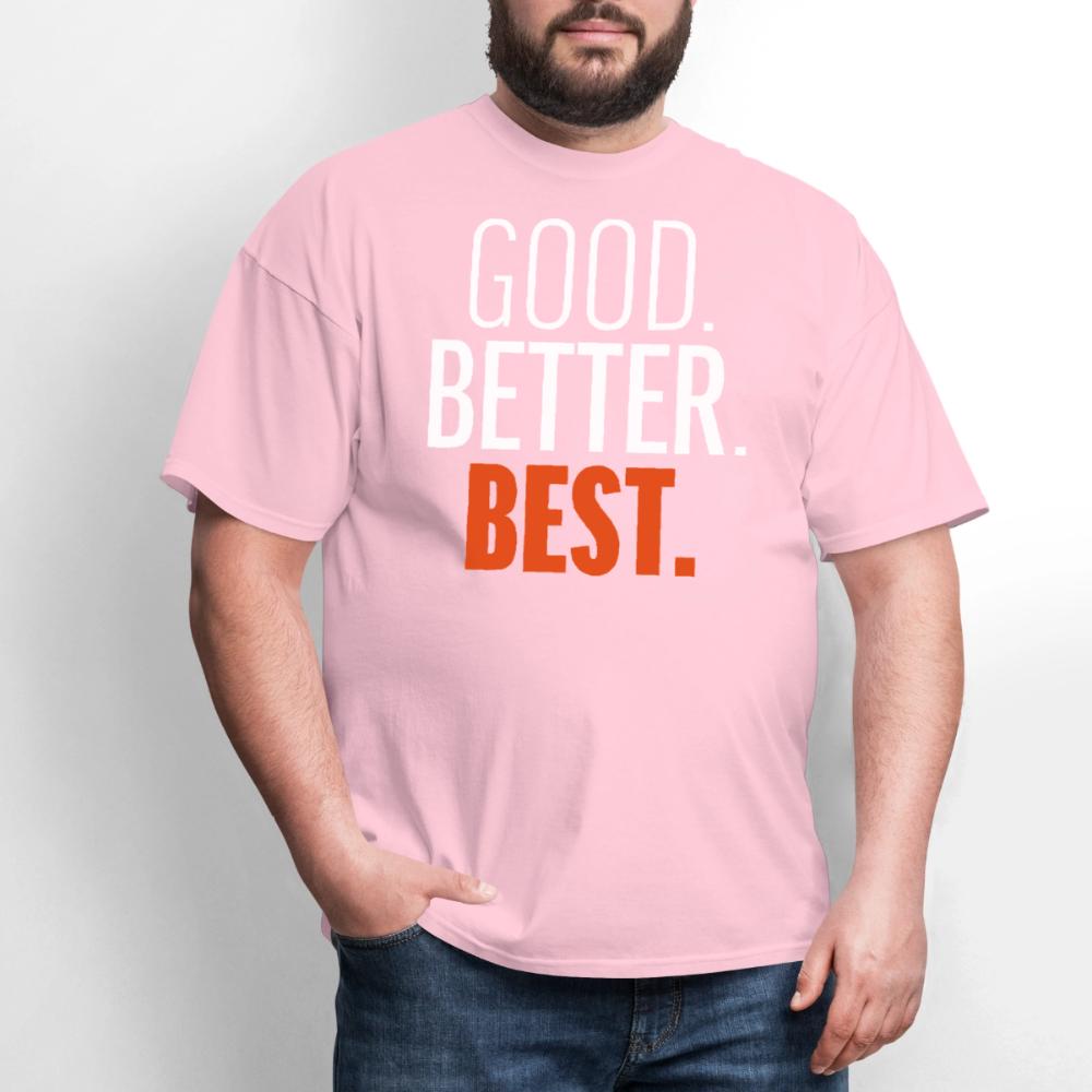 Good Better Best Bears - Men's T-Shirt pink