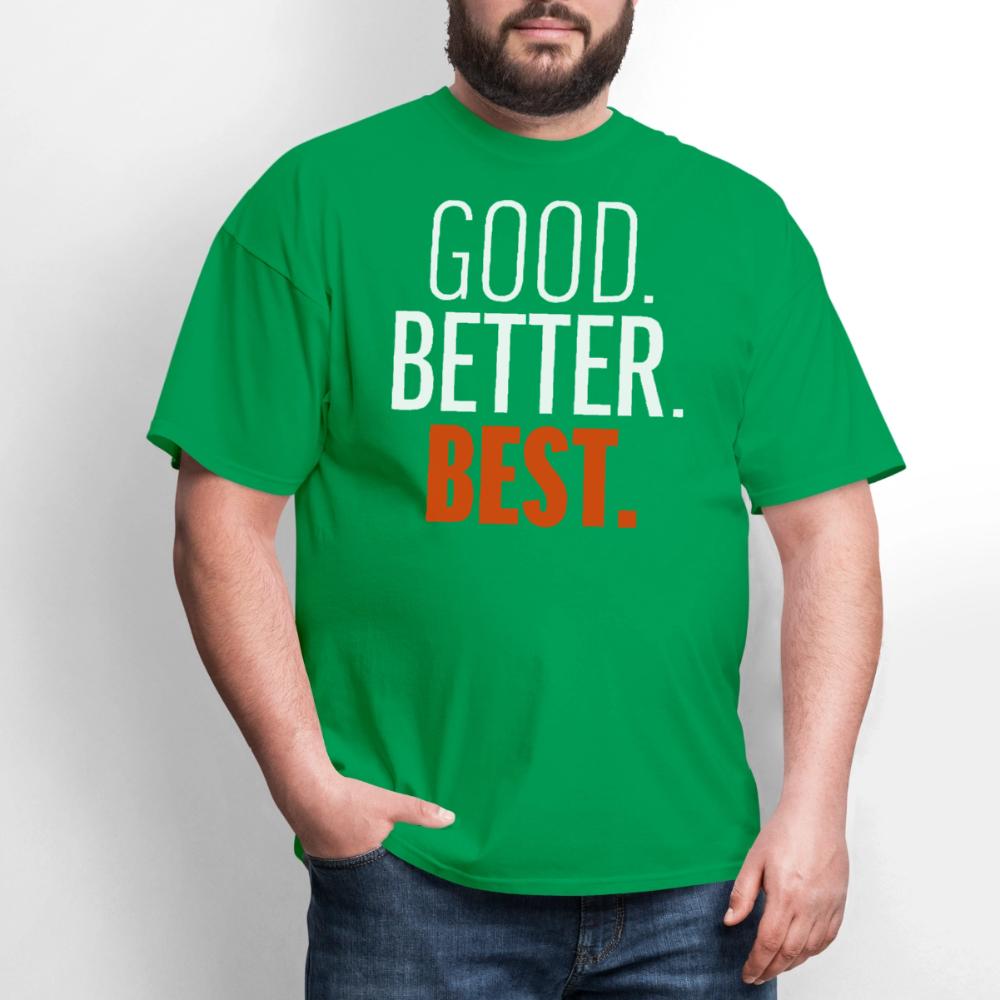 Good Better Best Bears - Men's T-Shirt bright green