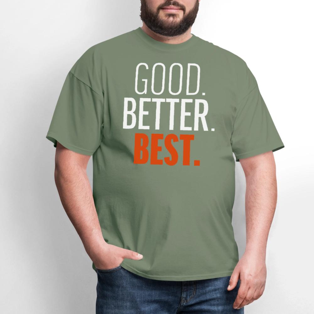 Good Better Best Bears - Men's T-Shirt military green