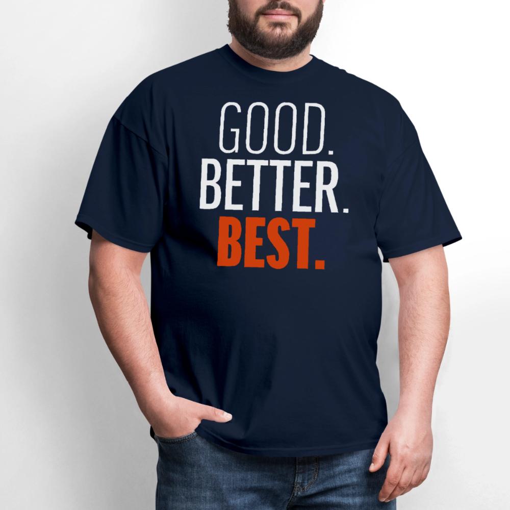 Good Better Best Bears - Men's T-Shirt navy