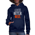 Good Better Best Bears - Women's Hoodie navy