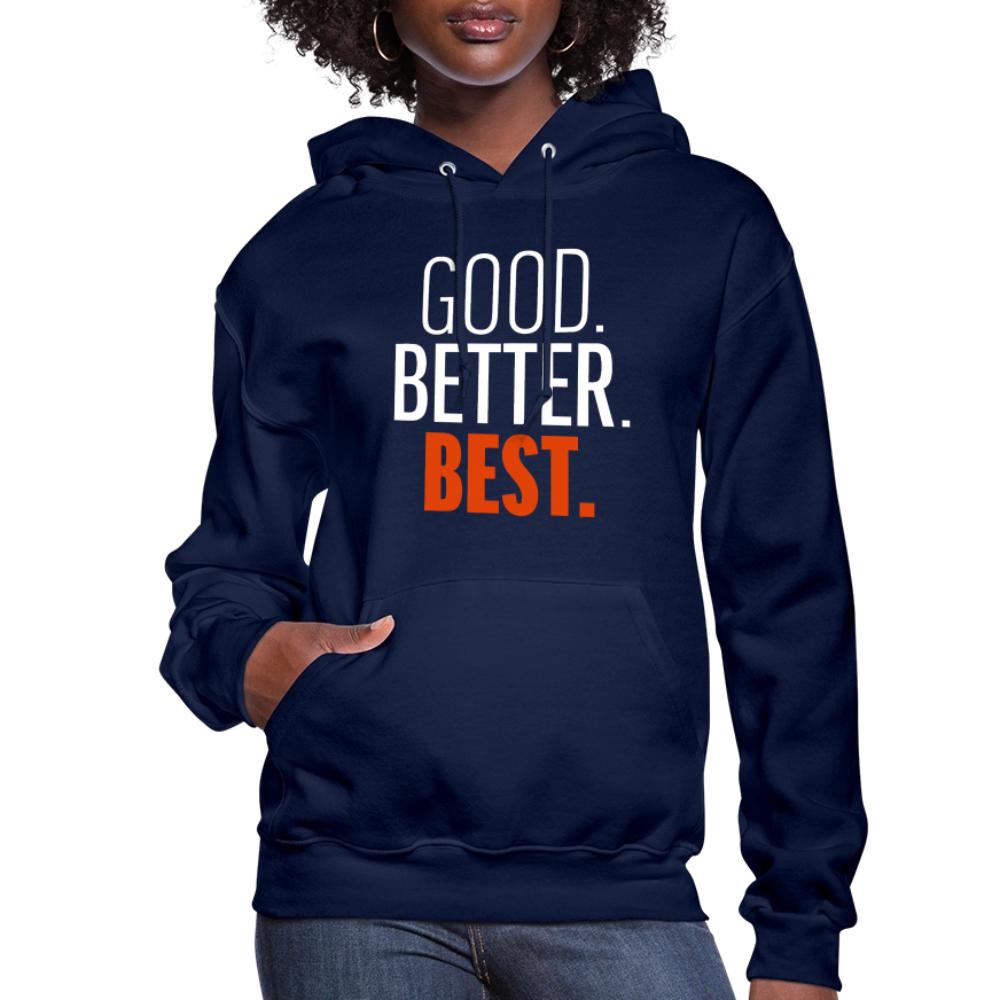 Good Better Best Bears - Women's Hoodie navy