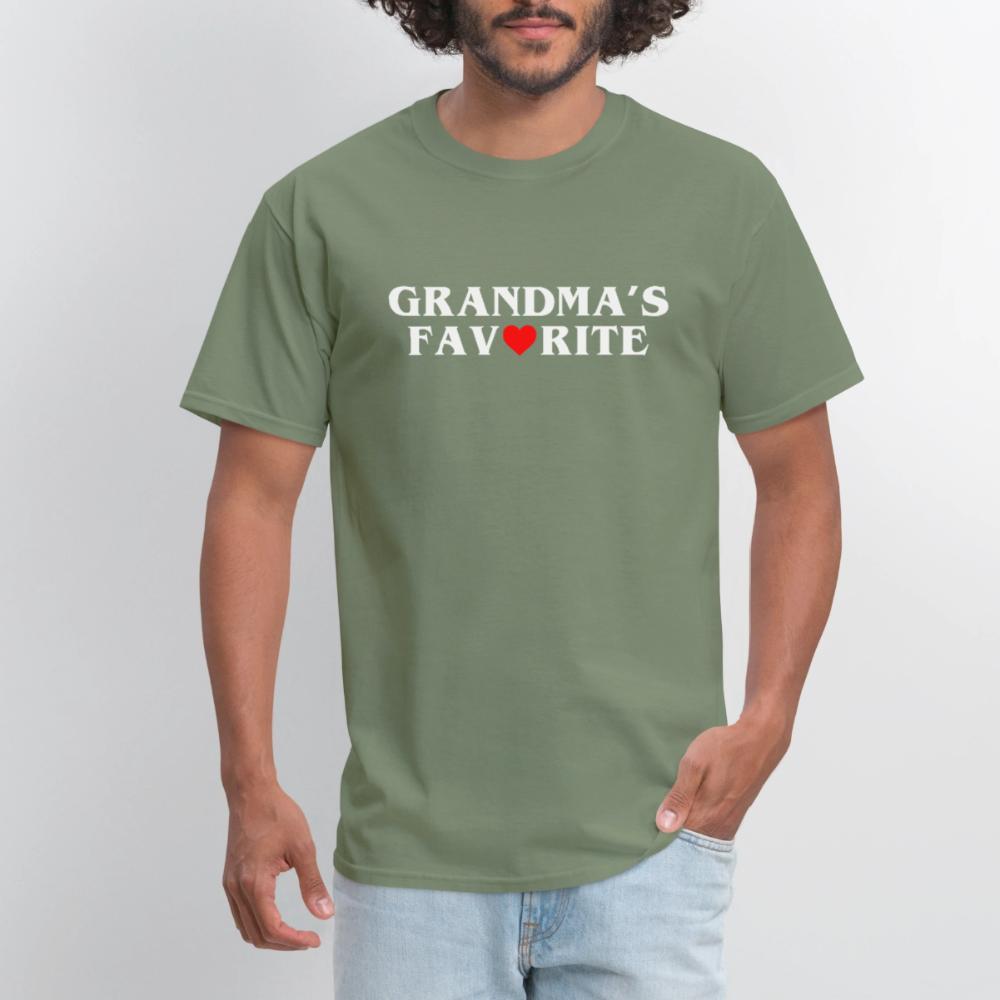 Grandma s Favorite - Men's T-Shirt military green