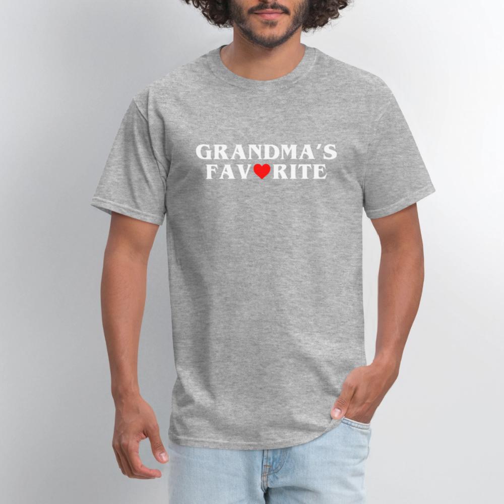 Grandma s Favorite - Men's T-Shirt heather gray