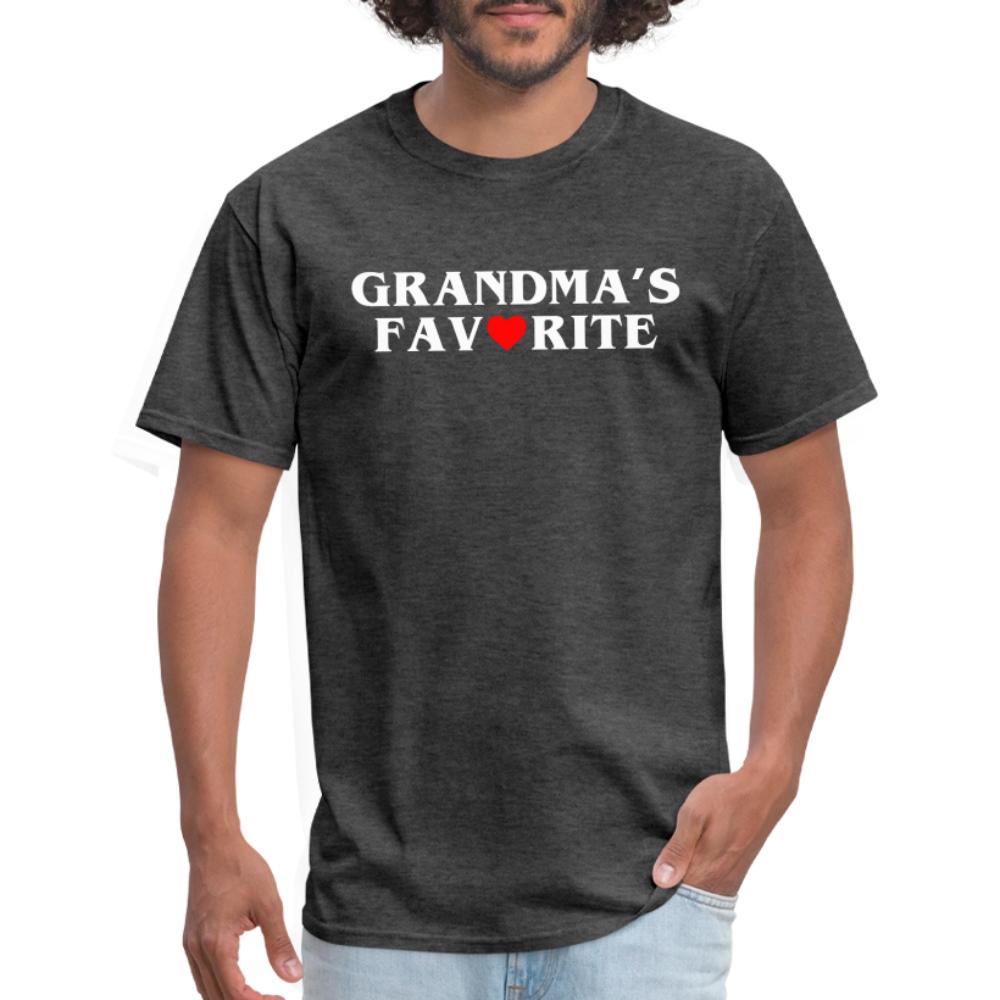 Grandma s Favorite - Men's T-Shirt heather black