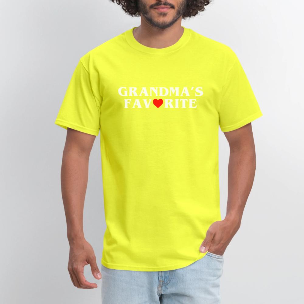 Grandma s Favorite - Men's T-Shirt safety green