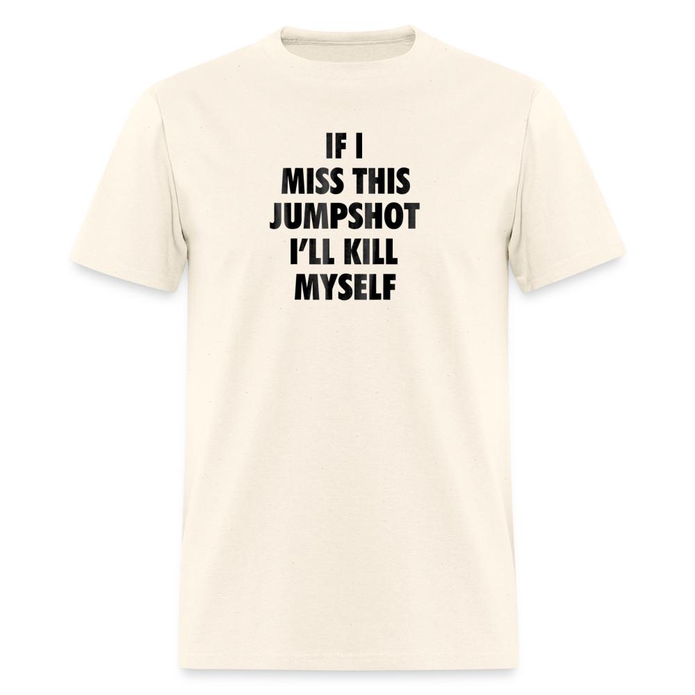 If i miss this jumshot - Men's T-Shirt sweet cream heather