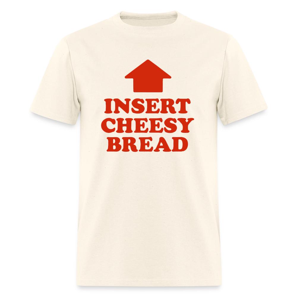 Insert Cheesy Bread - Men's T-Shirt sweet cream heather