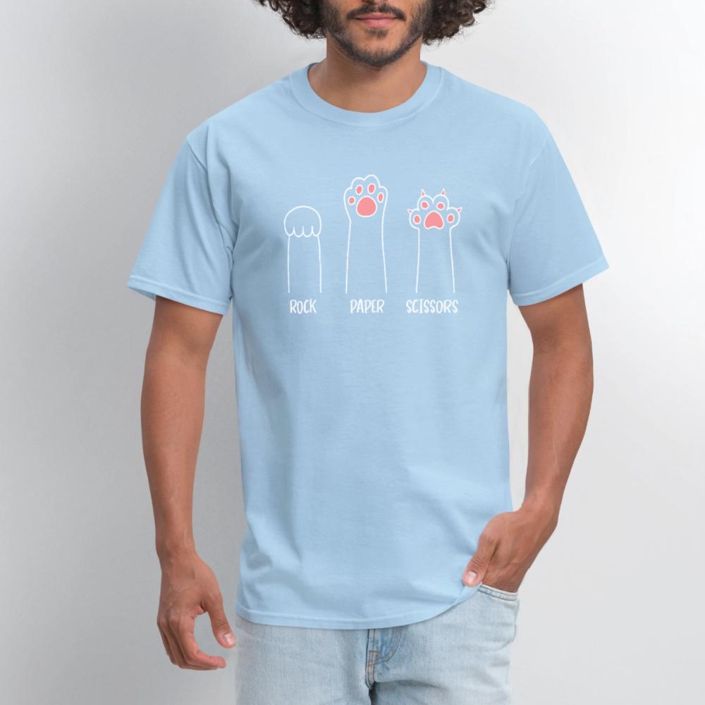 Rock Paper Scissors - Men's T-Shirt powder blue