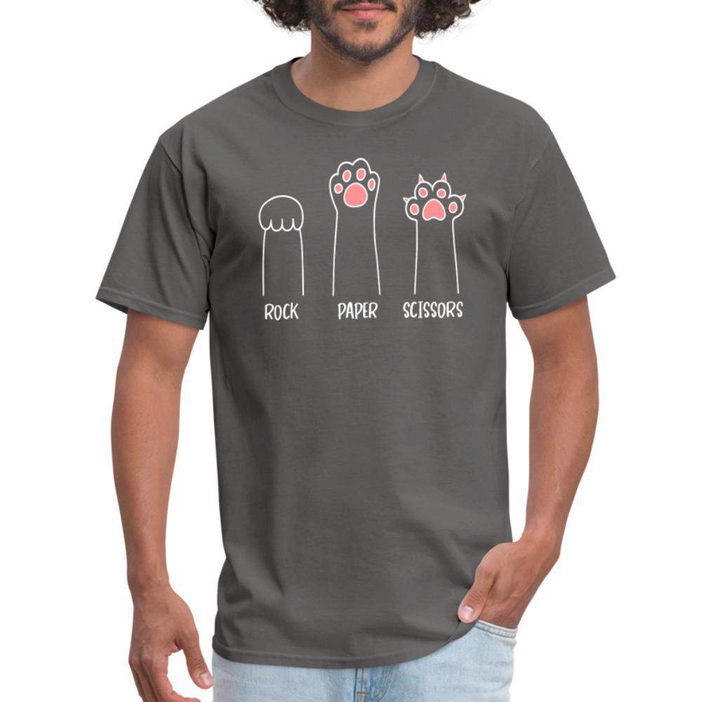 Rock Paper Scissors - Men's T-Shirt charcoal