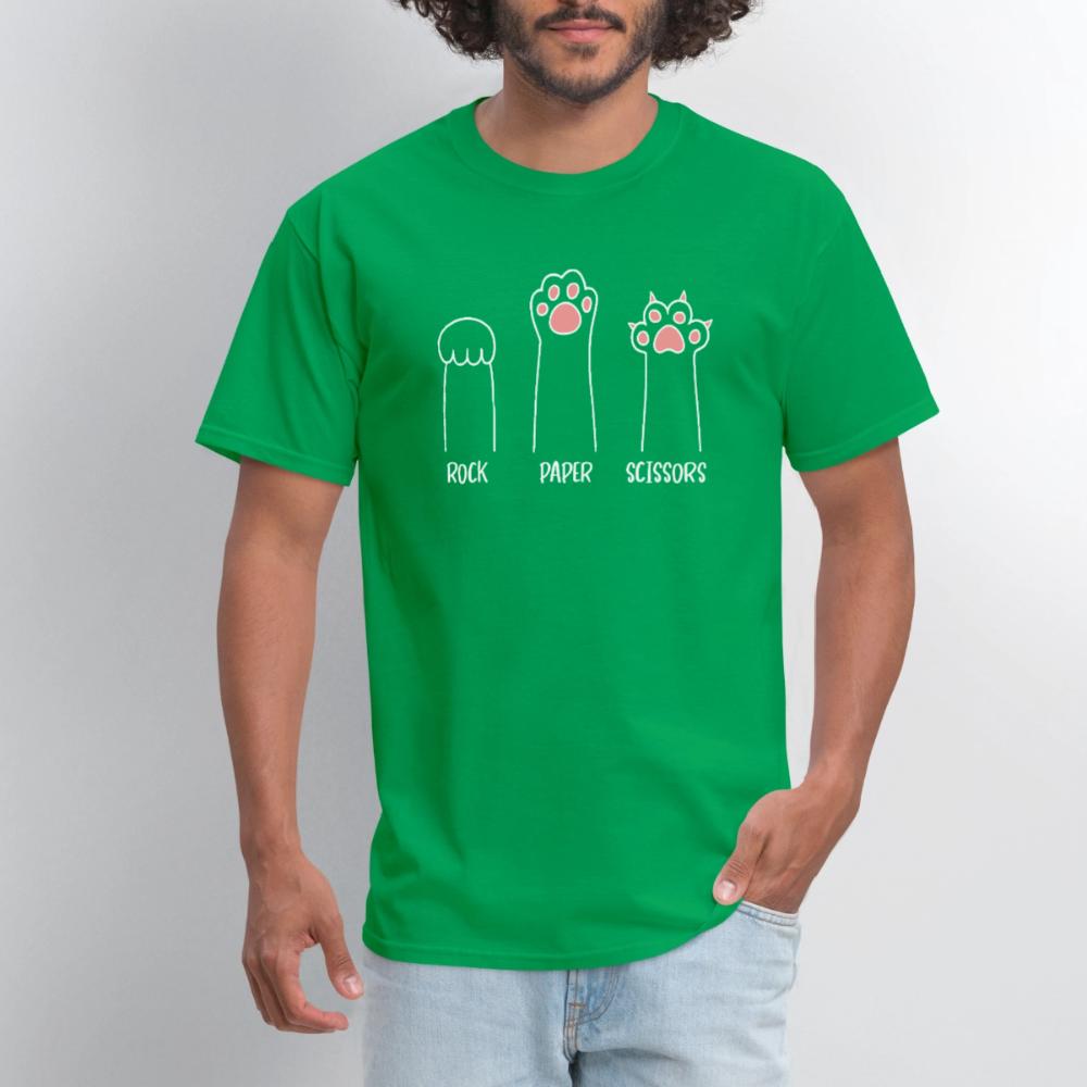 Rock Paper Scissors - Men's T-Shirt bright green