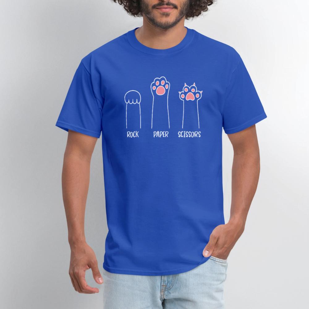 Rock Paper Scissors - Men's T-Shirt royal blue