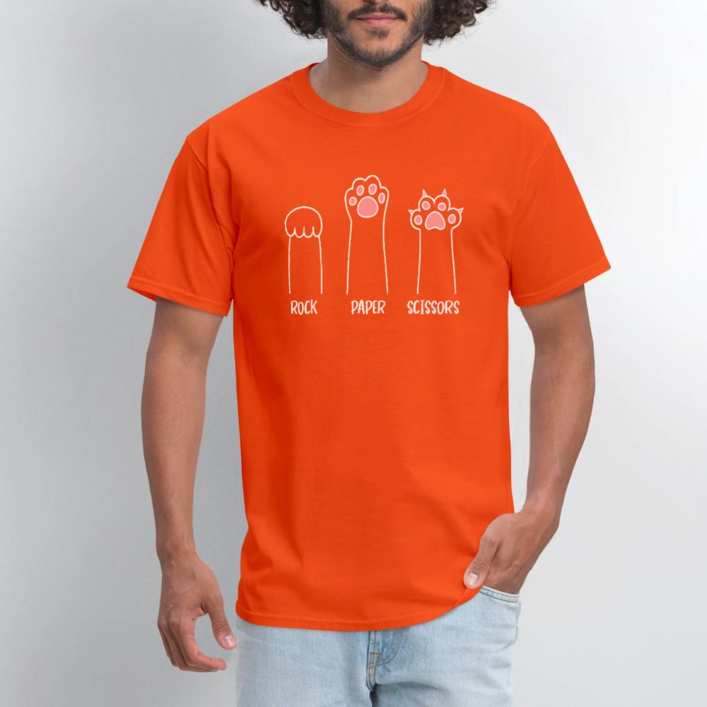 Rock Paper Scissors - Men's T-Shirt orange