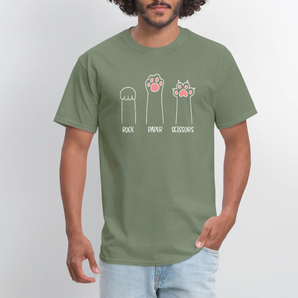 Rock Paper Scissors - Men's T-Shirt military green