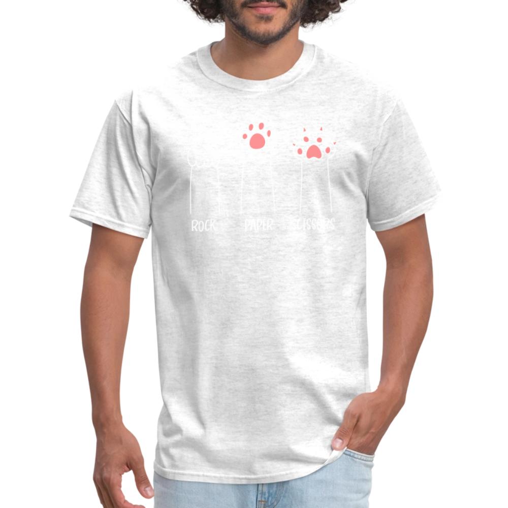 Rock Paper Scissors - Men's T-Shirt light heather gray