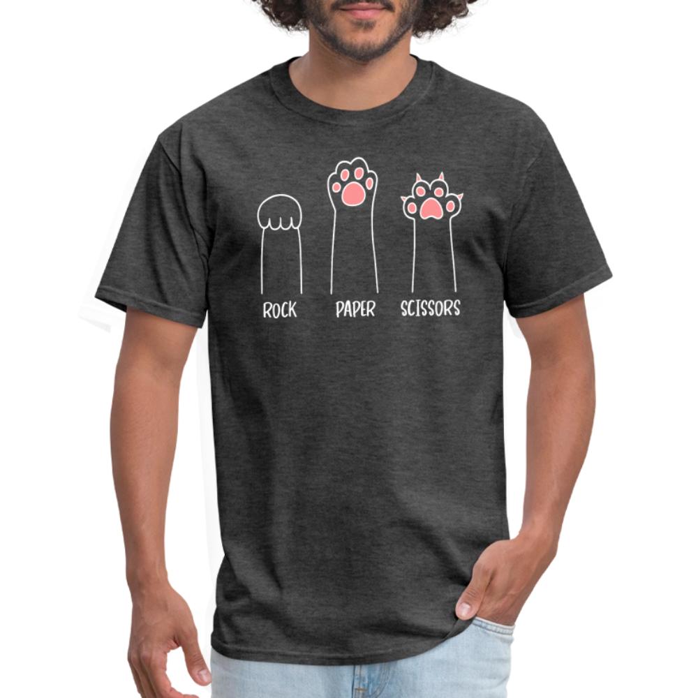 Rock Paper Scissors - Men's T-Shirt heather black