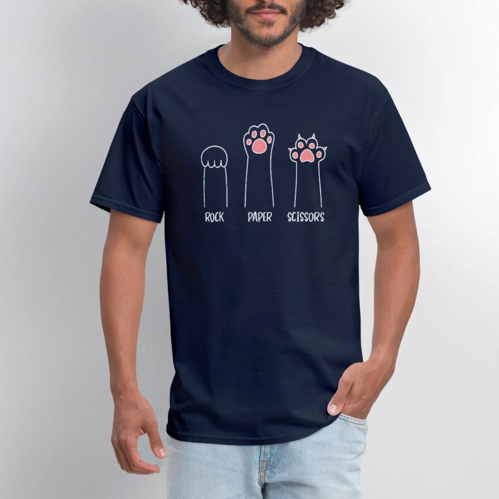 Rock Paper Scissors - Men's T-Shirt navy