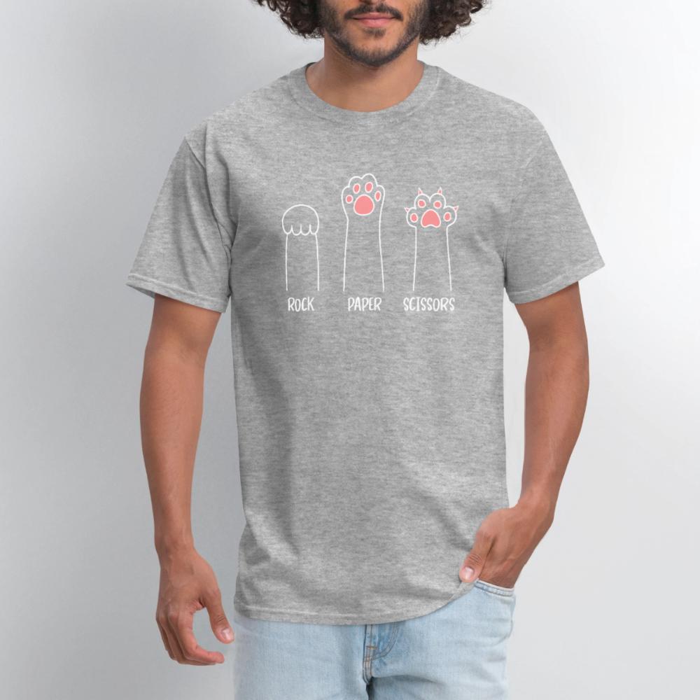 Rock Paper Scissors - Men's T-Shirt heather gray