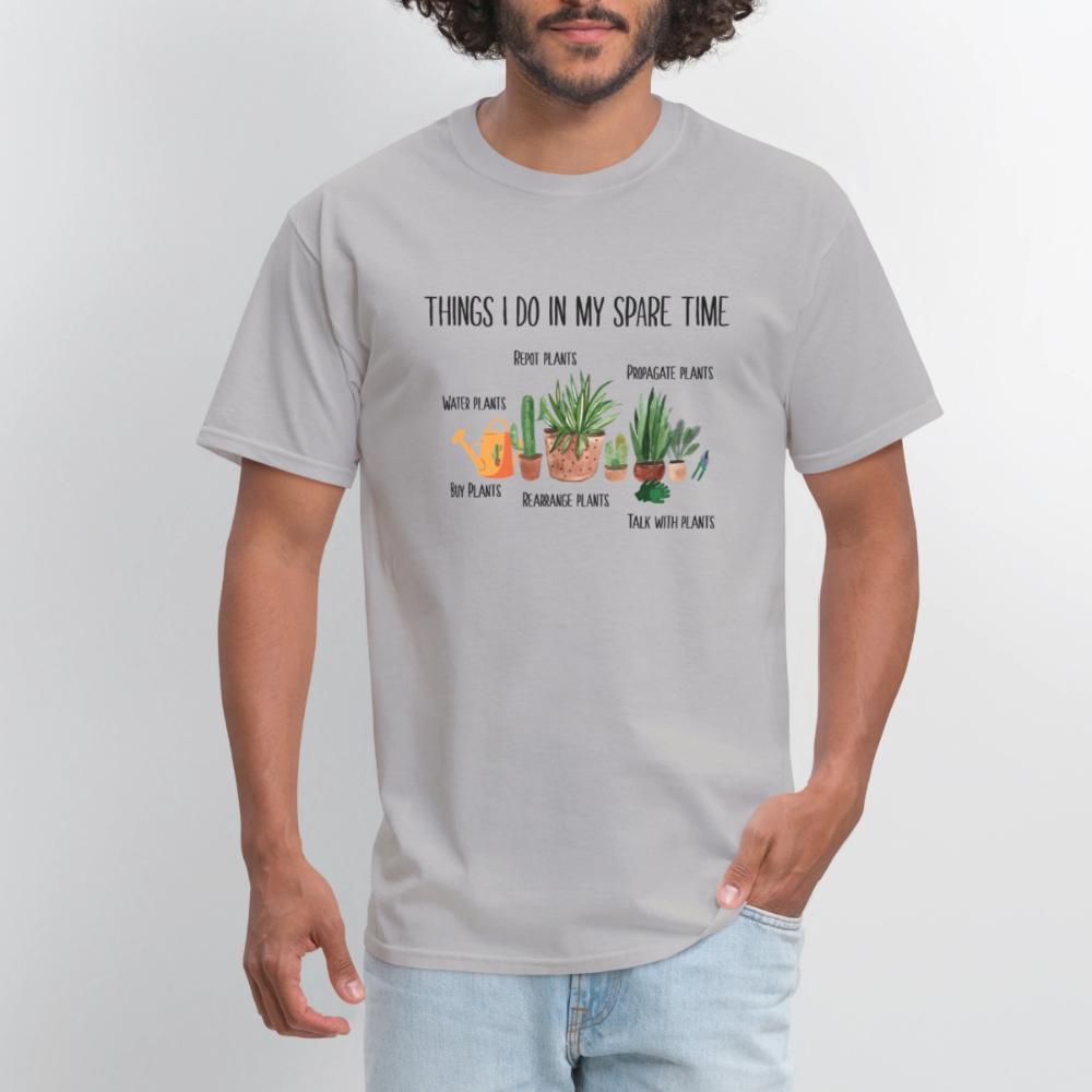 Things I Do In My Spare Time Plant Funny Gardener - Men's T-Shirt rock