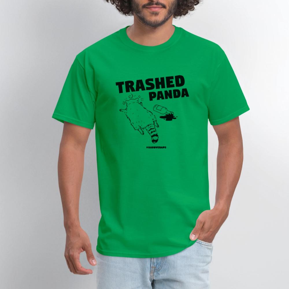 Trashed Panda - Men's T-Shirt bright green