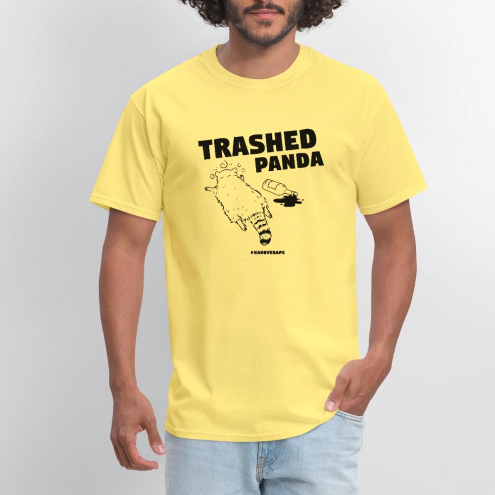 Trashed Panda - Men's T-Shirt cornsilk