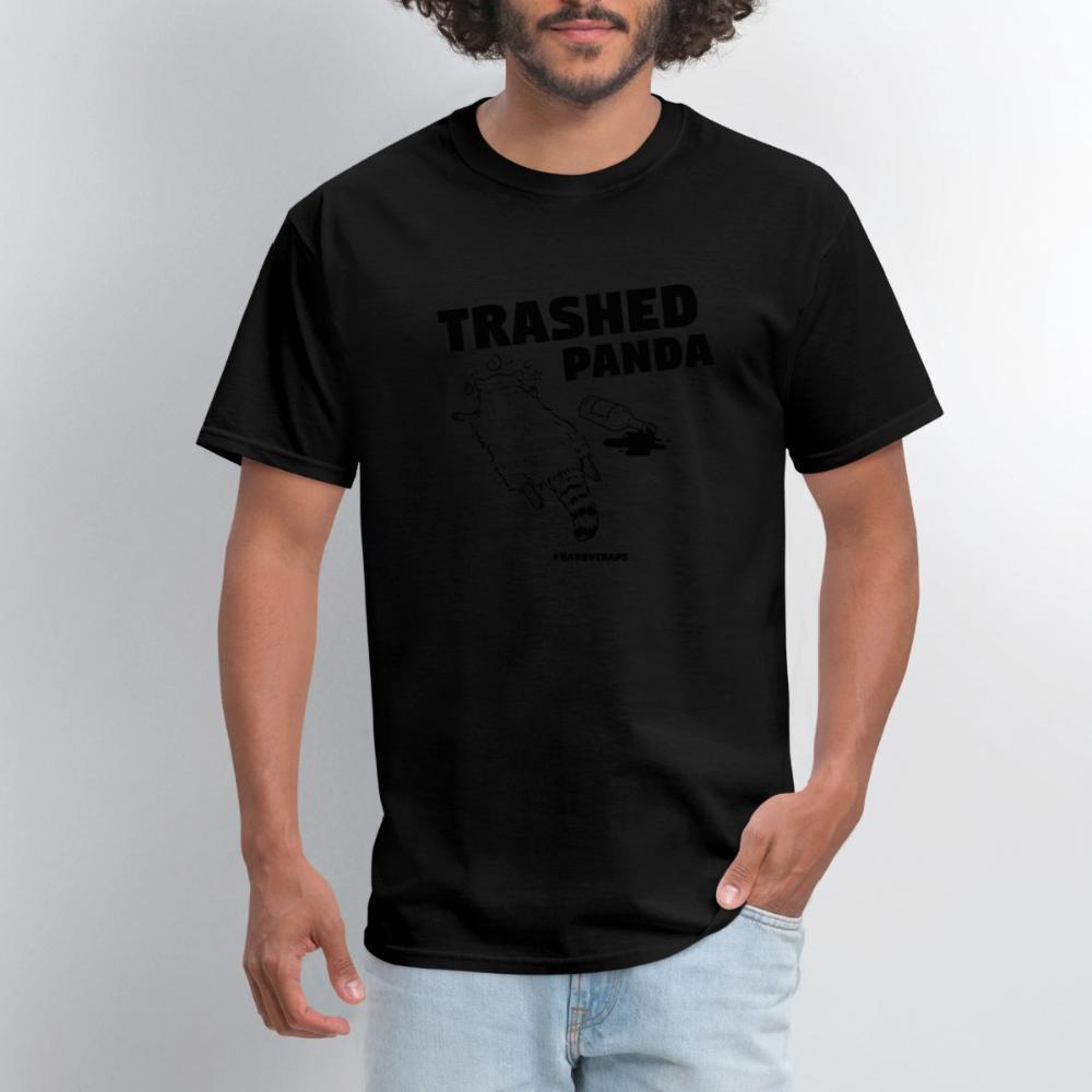 Trashed Panda - Men's T-Shirt black