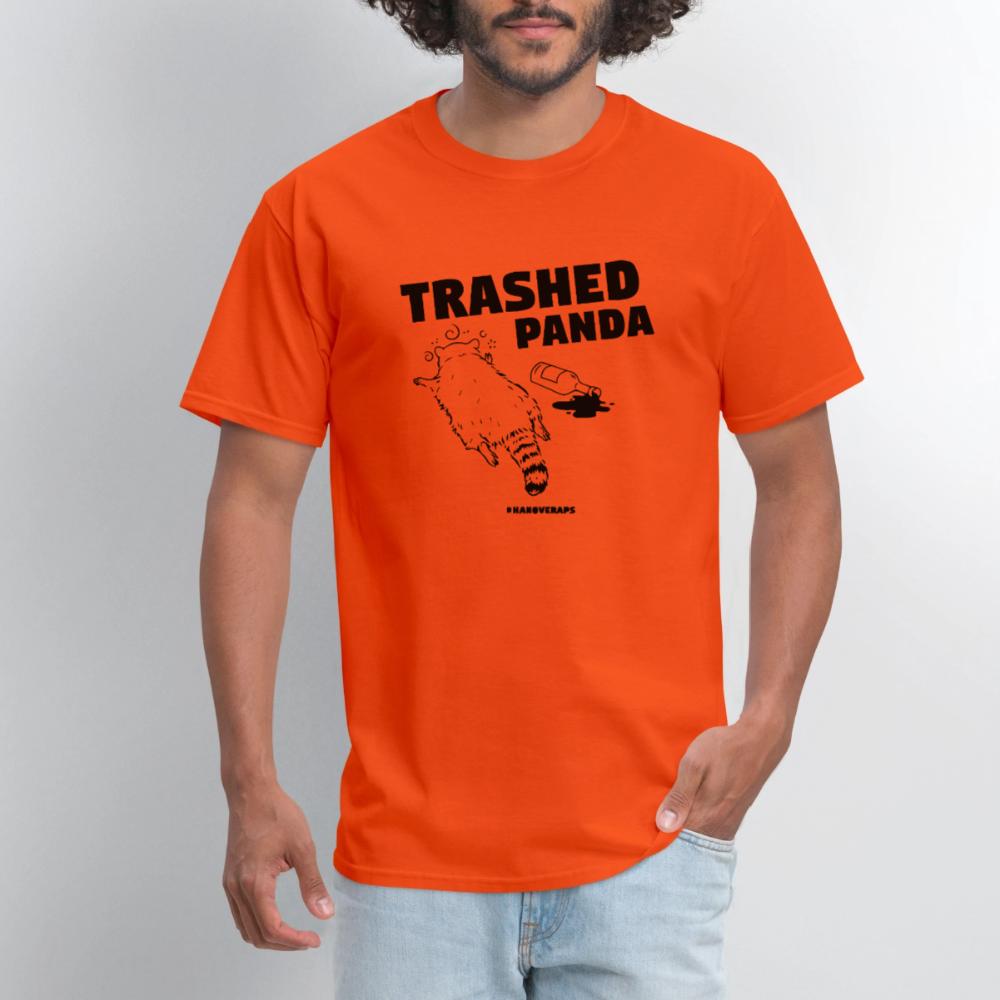 Trashed Panda - Men's T-Shirt orange