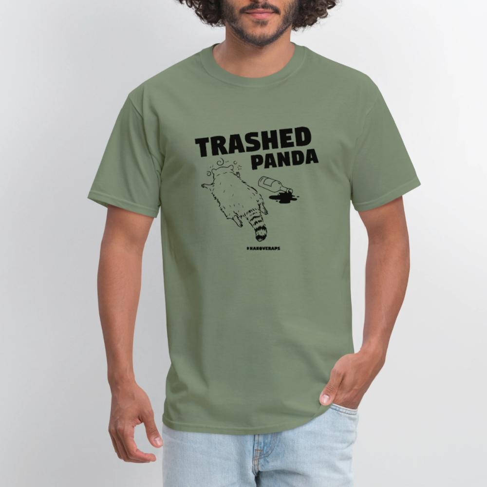 Trashed Panda - Men's T-Shirt military green