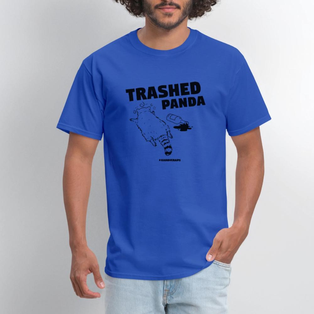 Trashed Panda - Men's T-Shirt royal blue