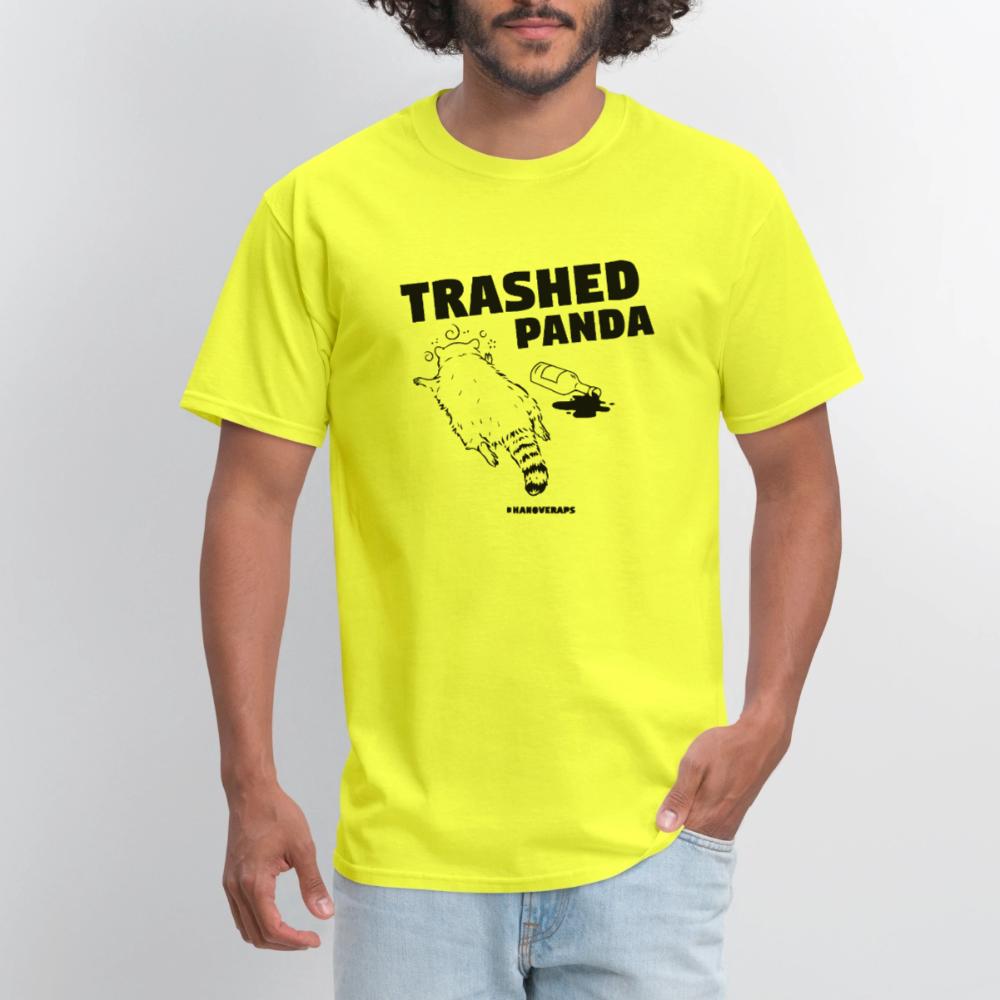 Trashed Panda - Men's T-Shirt safety green