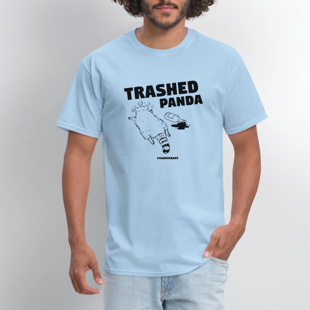 Trashed Panda - Men's T-Shirt powder blue