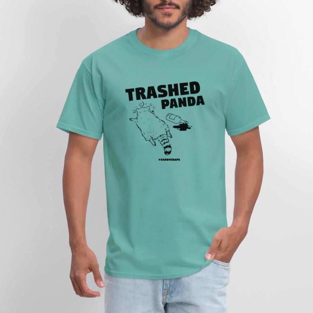 Trashed Panda - Men's T-Shirt aquatic