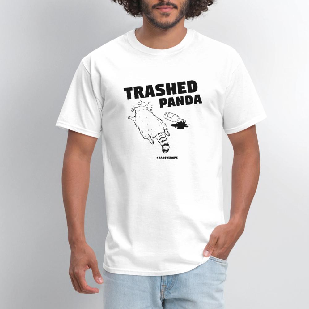 Trashed Panda - Men's T-Shirt white